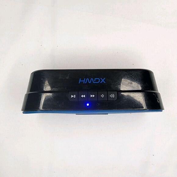 HMDX Audio RAVE Bluetooth Speaker HX-P205 Blue Tested - Picture 2 of 5